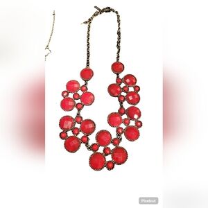 Chic Red Bubble Necklace